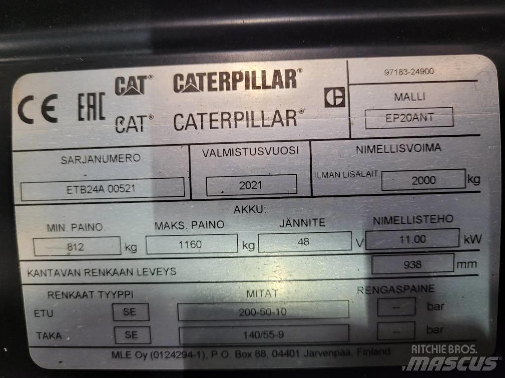 CAT EP20 ANT Carrelli elevatori elettrici