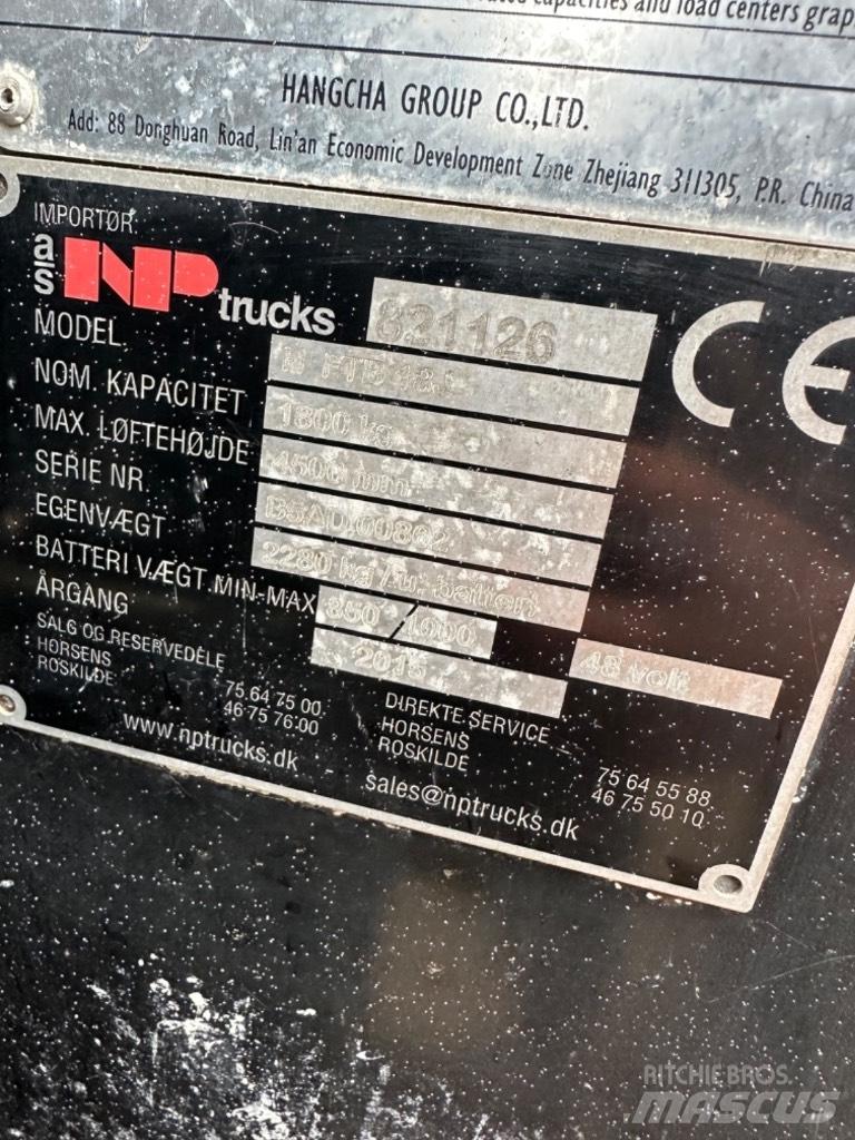 Hangcha FB18 Carrelli elevatori elettrici