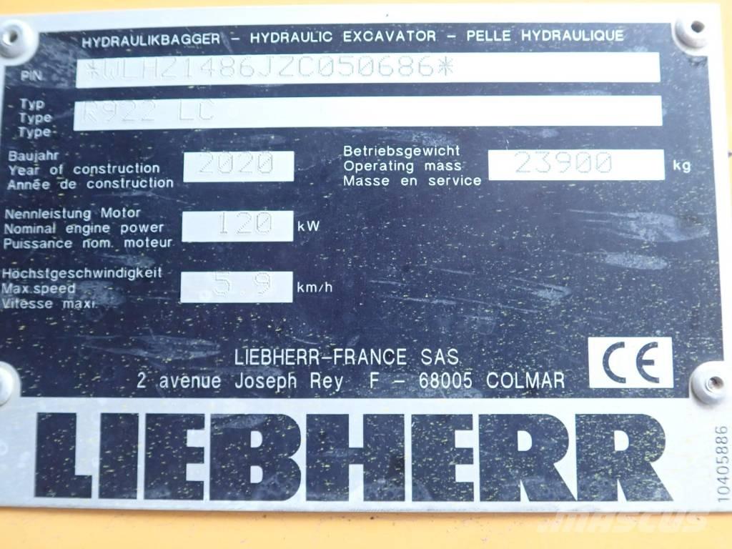 Liebherr R 922 LC Escavatori cingolati