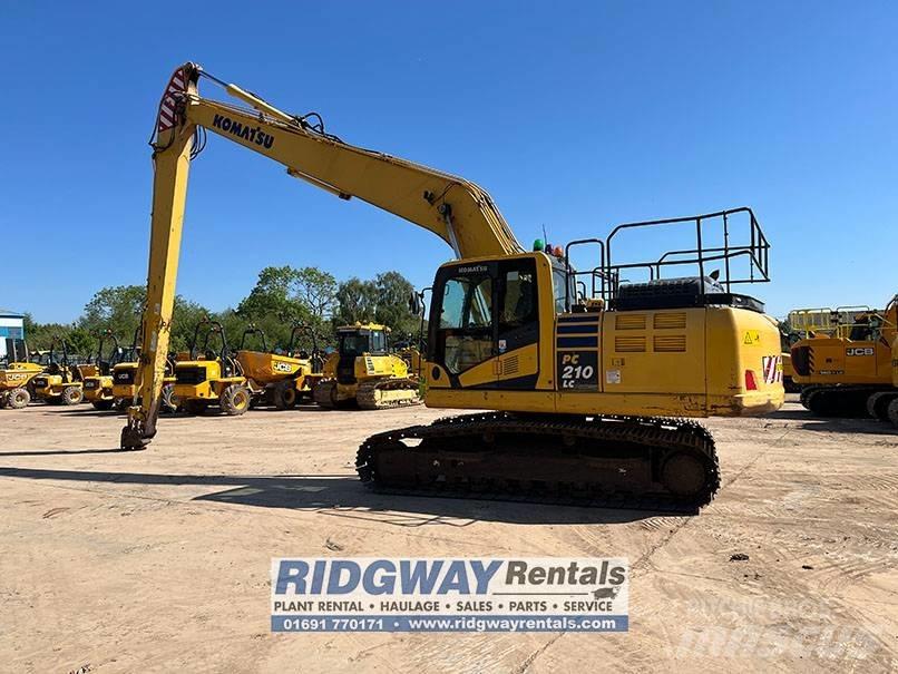 Komatsu PC 210 LC Escavatori a lunga portata