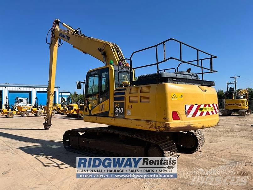 Komatsu PC 210 LC Escavatori a lunga portata