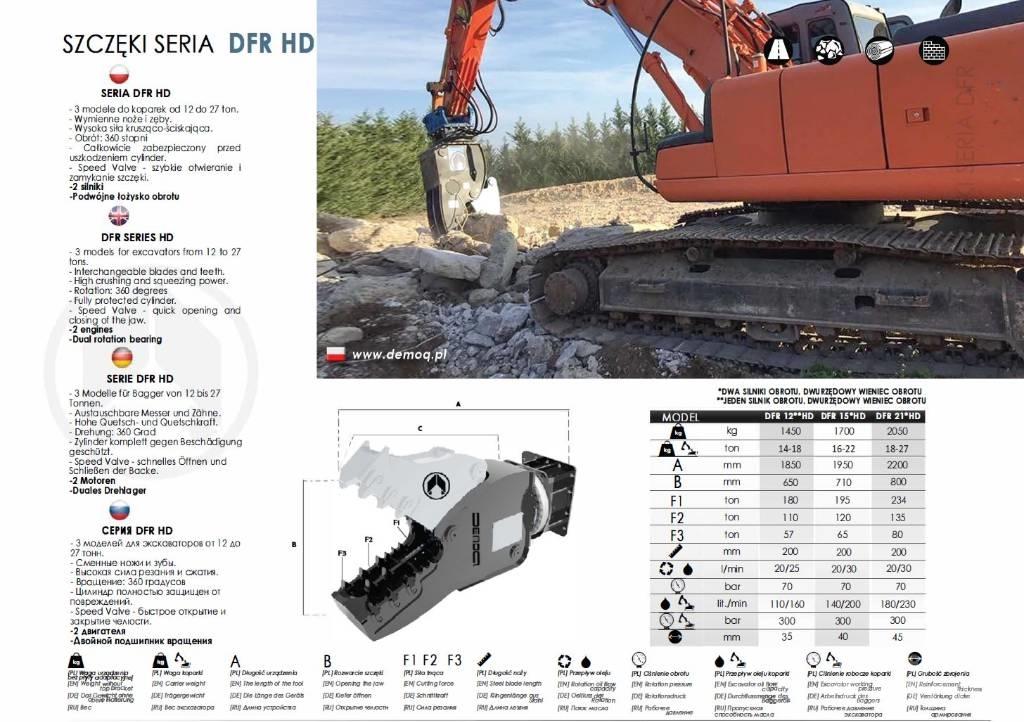  DEMOQ DFR12 Frantumatori da cantiere