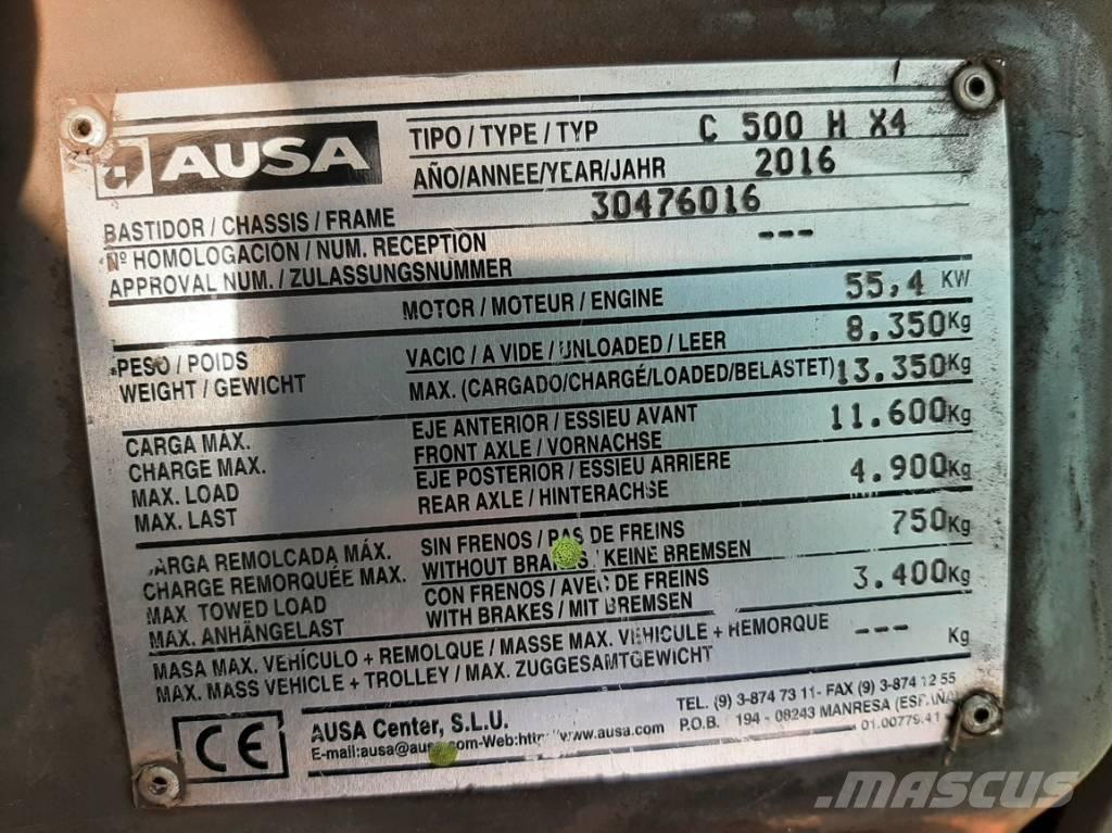 Ausa C 500 H X4 Elevatore per esterni