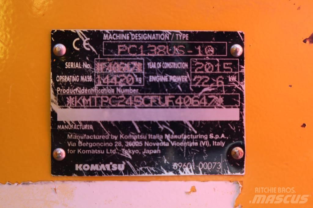 Komatsu PC138US-10 Escavatori cingolati