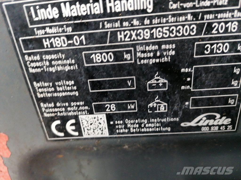 Linde H18D-02 Carrelli elevatori diesel