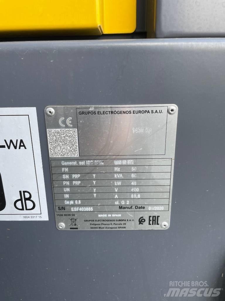 Atlas Copco QAS 60 Costruzioni - Altro