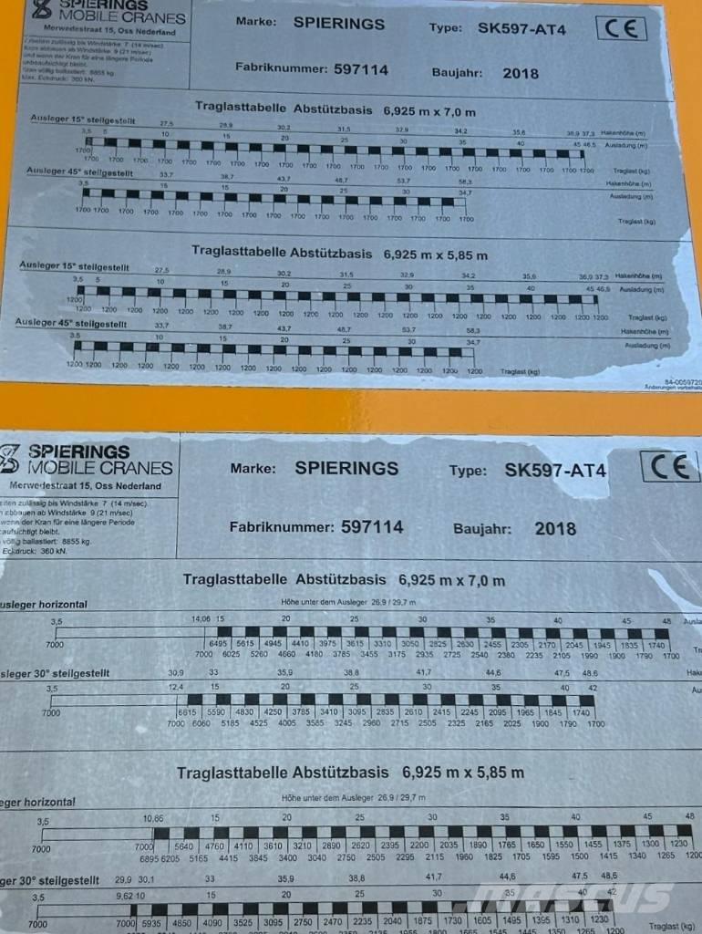 Spierings SK 597 AT4 Gru a torre