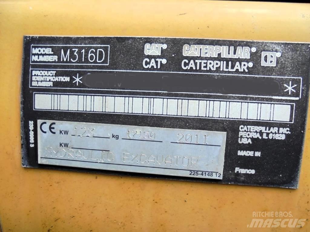 CAT M 316 D Escavatori gommati