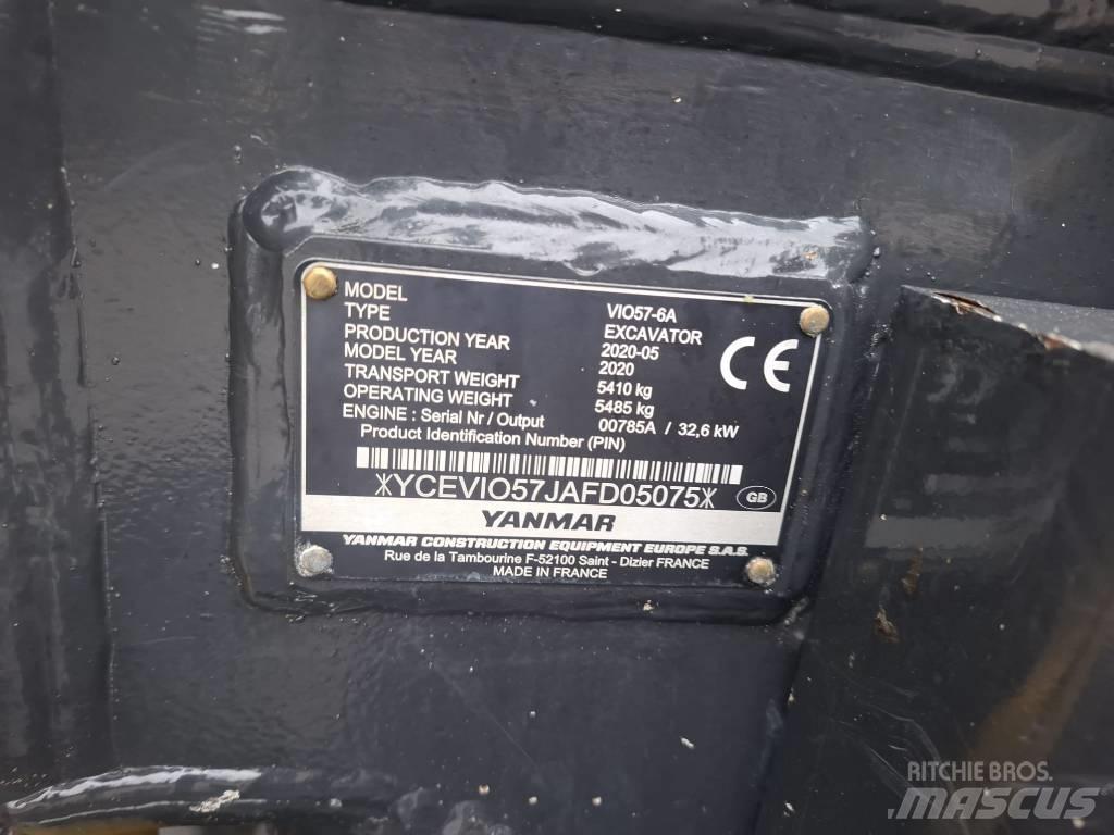 Yanmar Vio 57-6A Miniescavatori