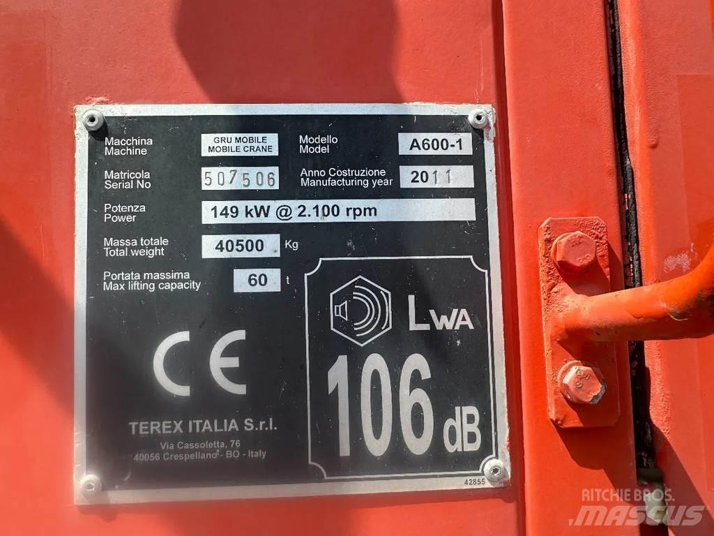 Terex A600 Gru per terreni difficili