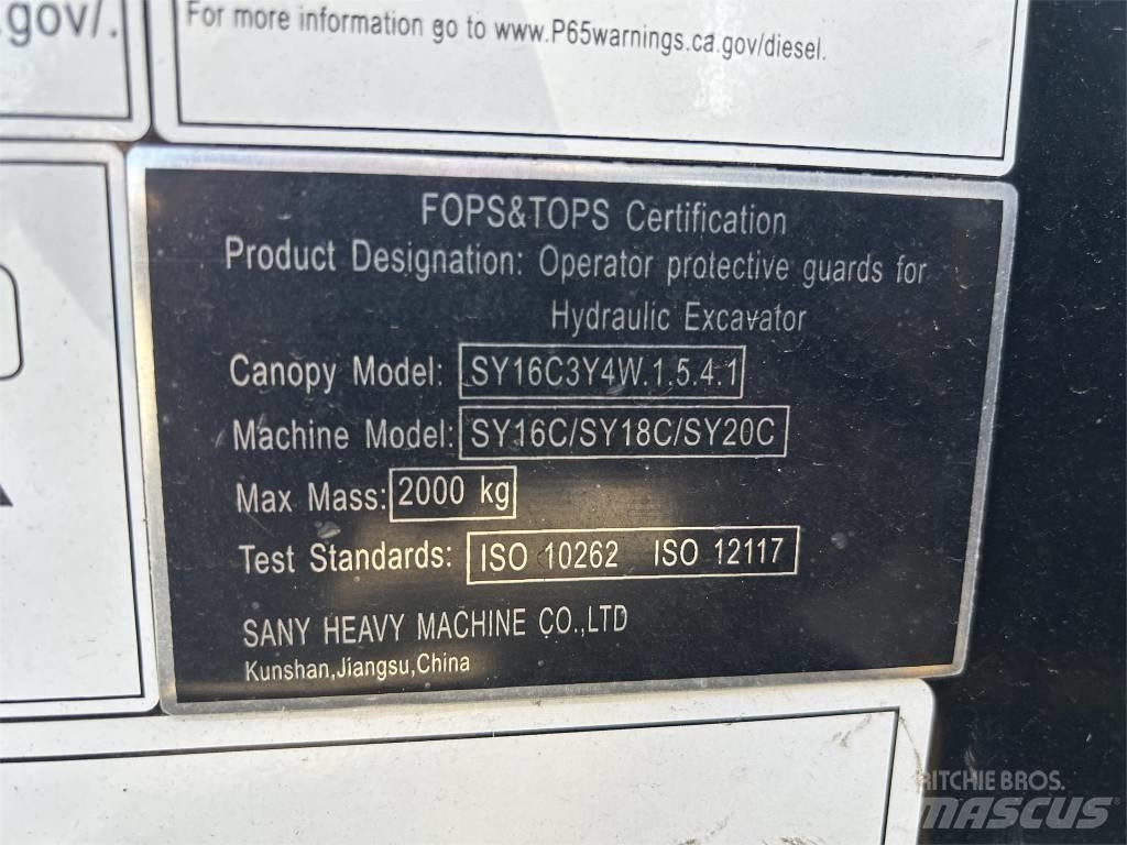 Sany SY16C Miniescavatori