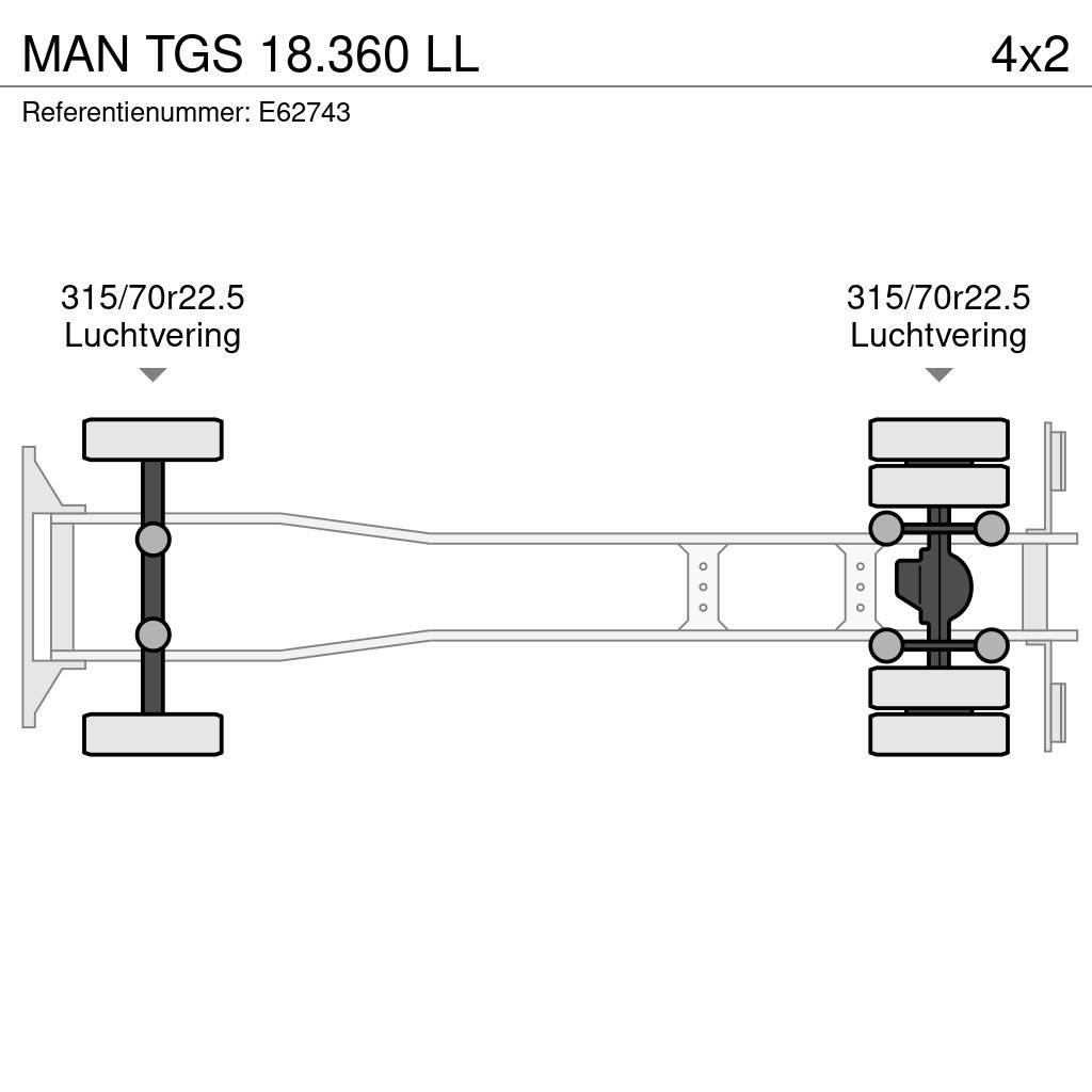 MAN TGS 18.360 LL Camion cassonati