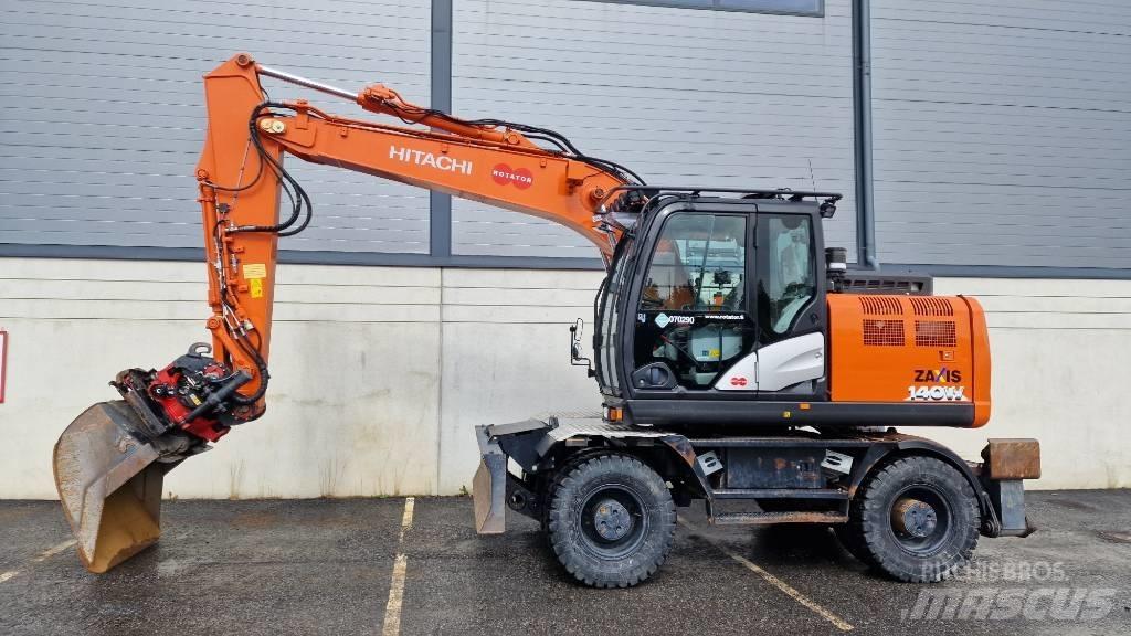 Hitachi ZX140W-6 Escavatori gommati