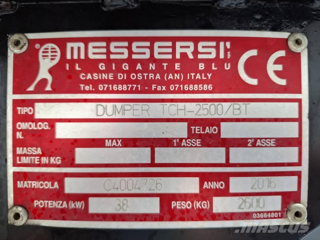 Messersi TCH 2500 BT Dumper cingolati