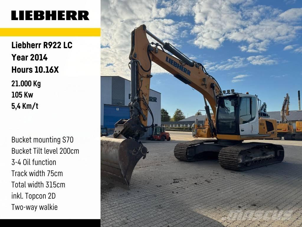 Liebherr R 922 Escavatori cingolati