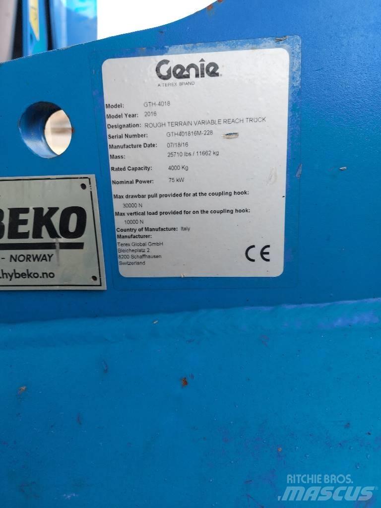 Genie GTH 4018 Sollevatori telescopici