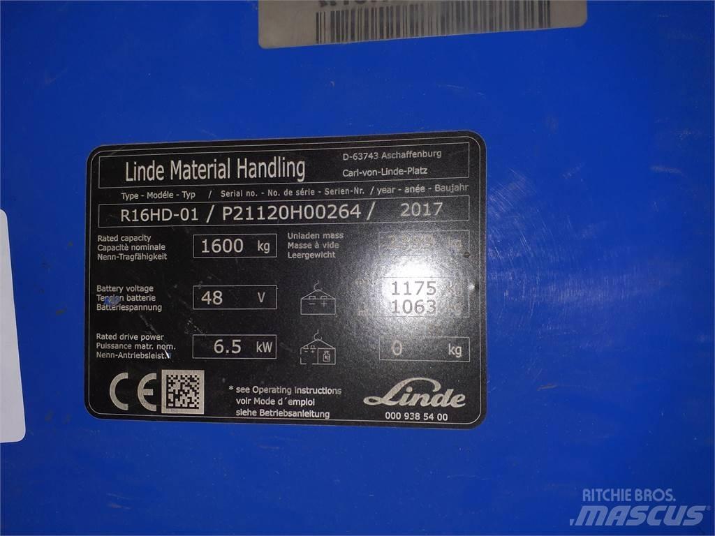 Linde R16HD Carrello retrattile