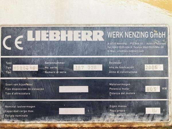 Liebherr HS 885 HD Gru cingolate