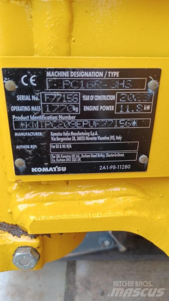 Komatsu PC16R-3HS Miniescavatori