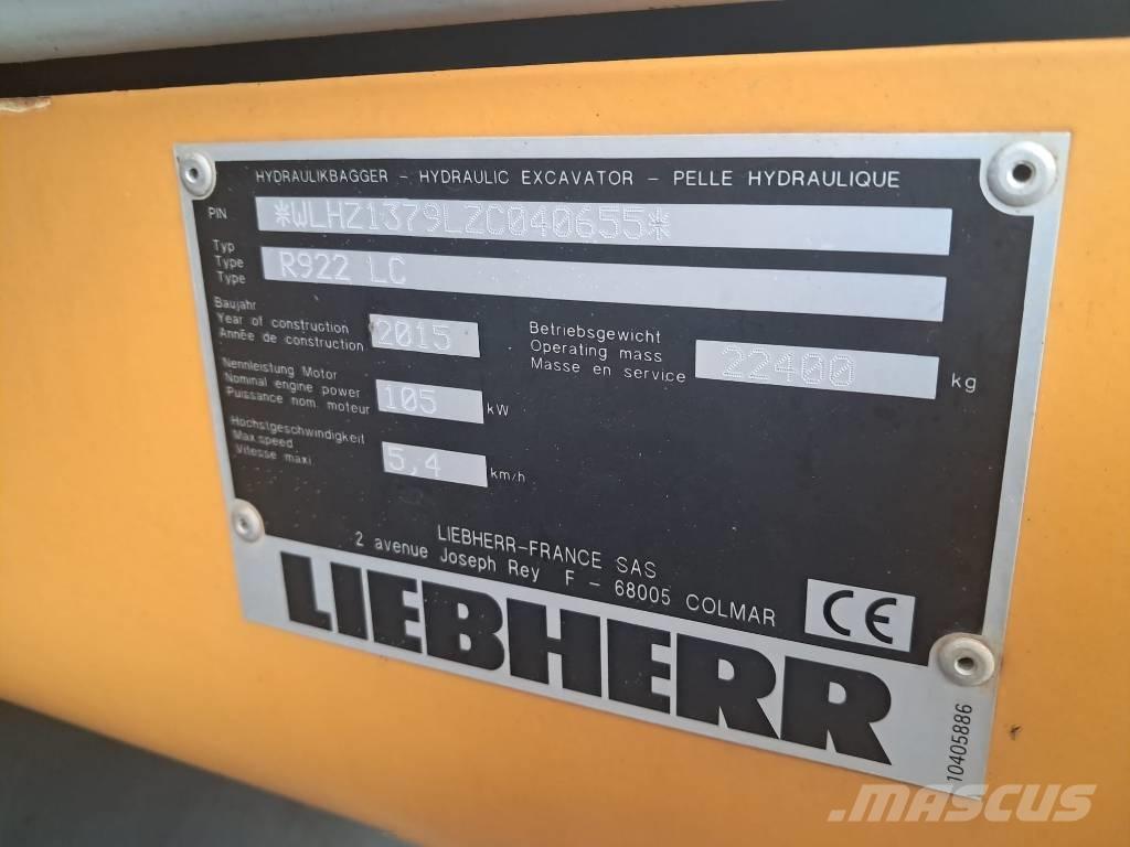 Liebherr R 922 LC Escavatori cingolati