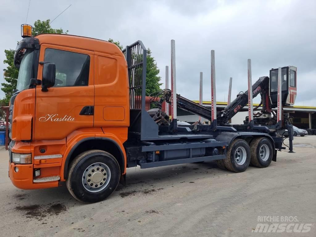 Scania R 580 Camion trasporto legname