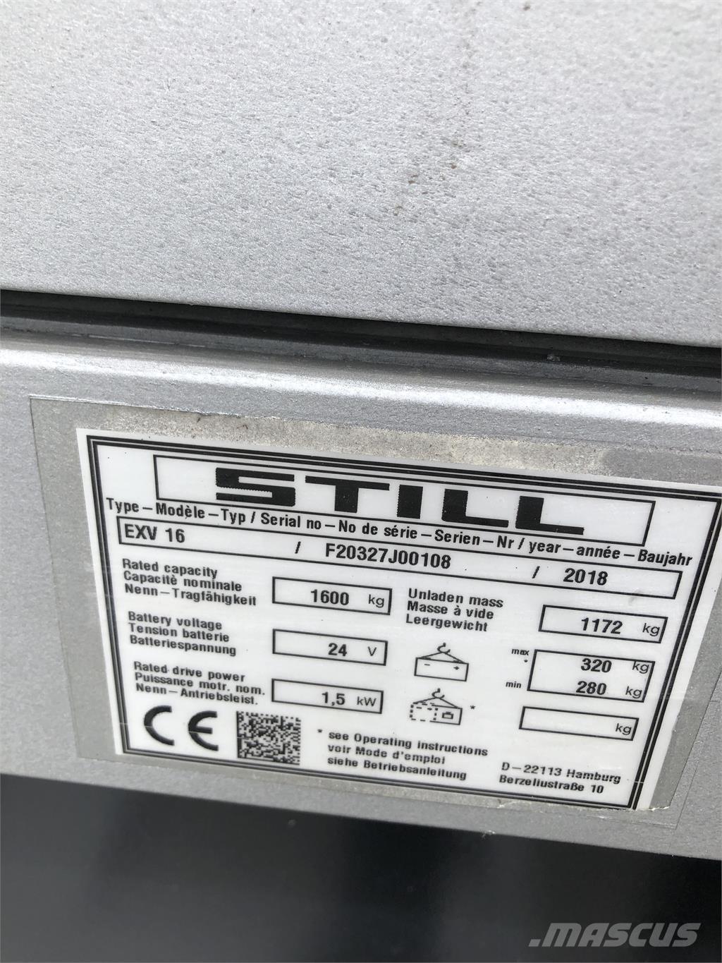 Still EXV 16 Carelli stoccatori  automatici-usati