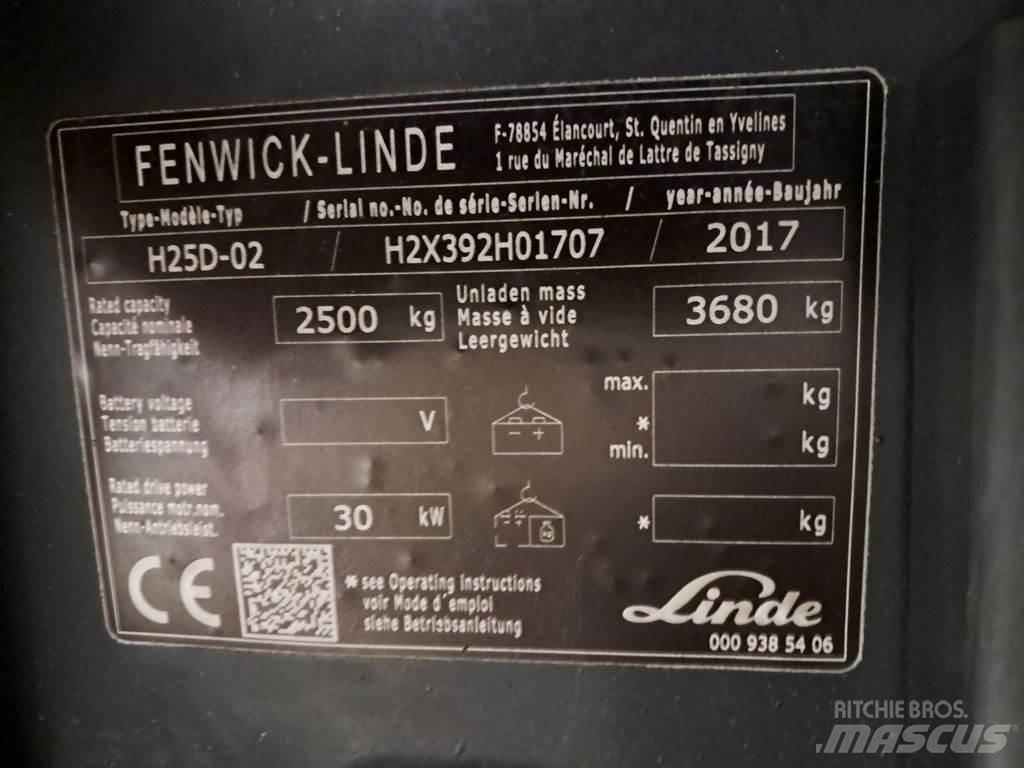 Linde H25D-02 Carrelli elevatori diesel