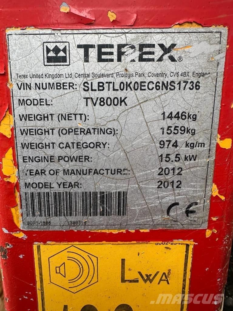Terex TV 800 Rulli a doppio tamburo