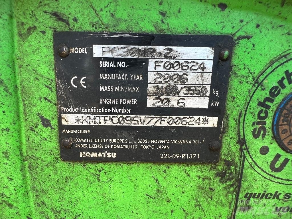Komatsu PC 30 MR-2 Miniescavatori