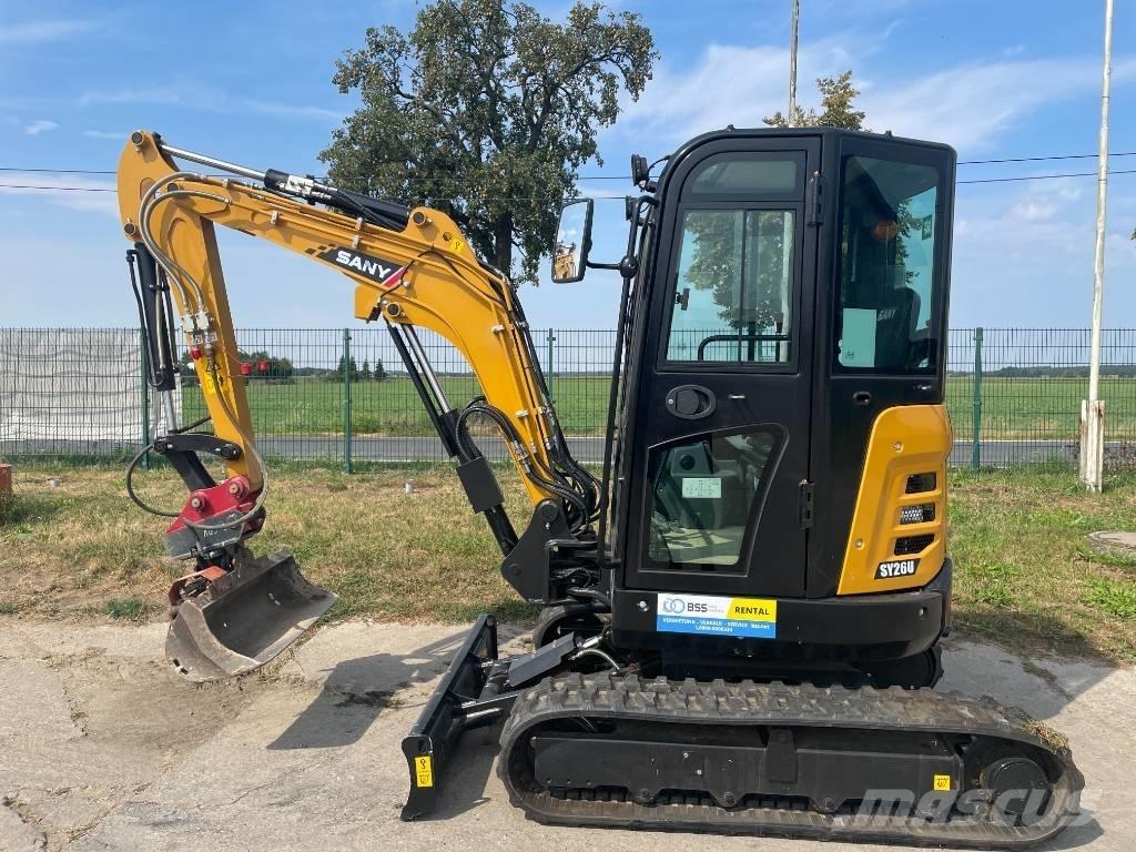 Sany SY 26 U Miniescavatori