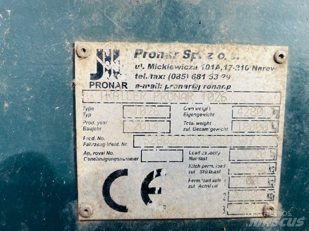 Pronar M026 Rimorchi per balle