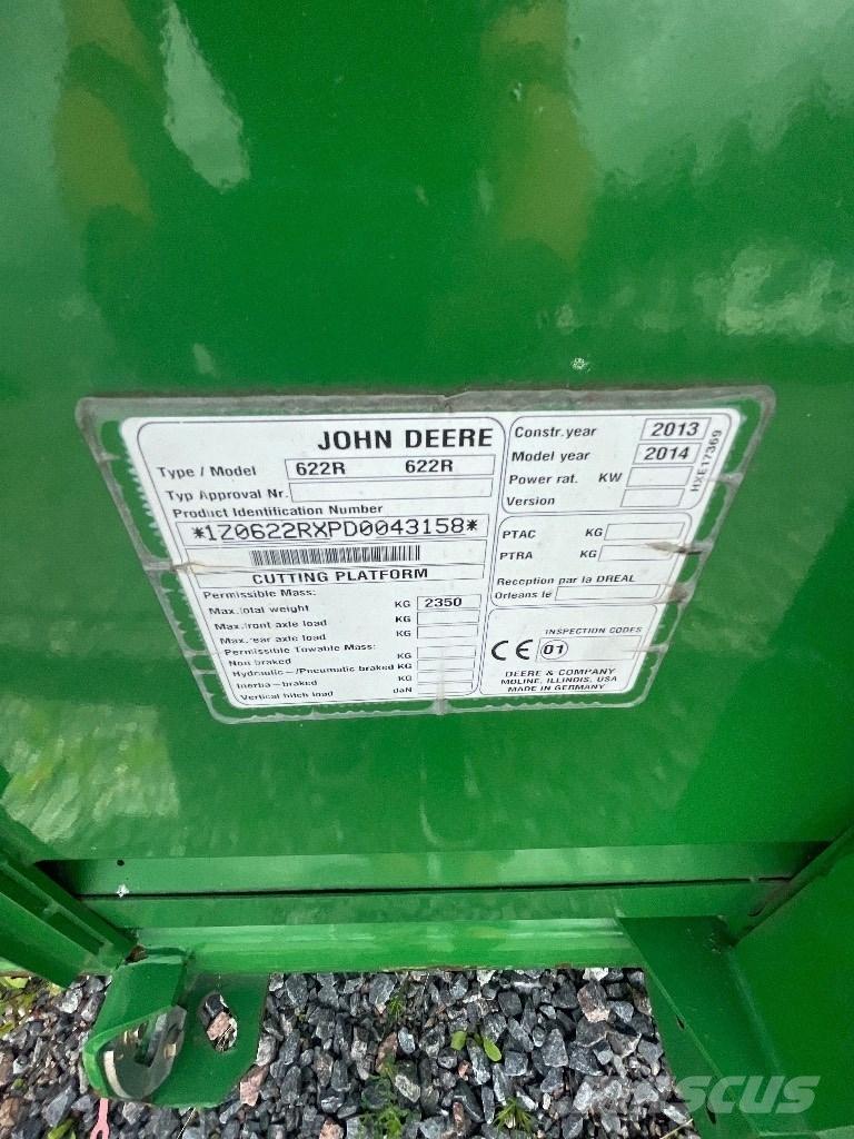 John Deere 622R Testate per mietitrebbie