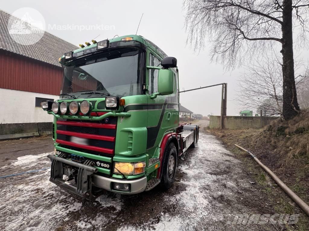 Scania R 164-580 Camion con gancio di sollevamento