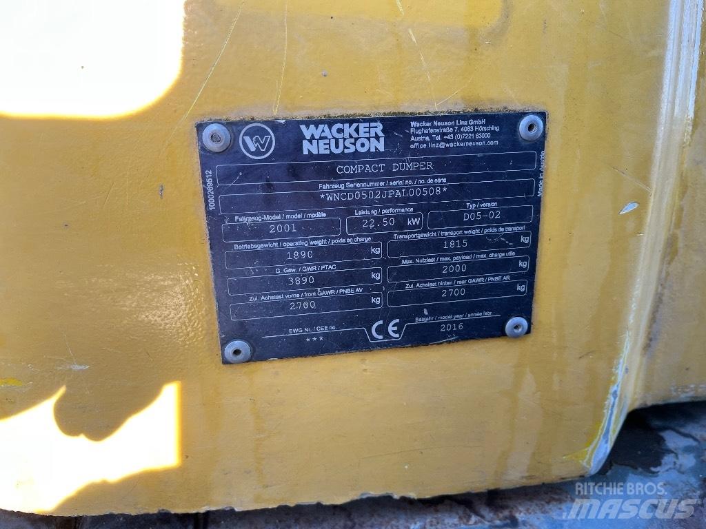 Wacker Neuson 2001 Mini dumper