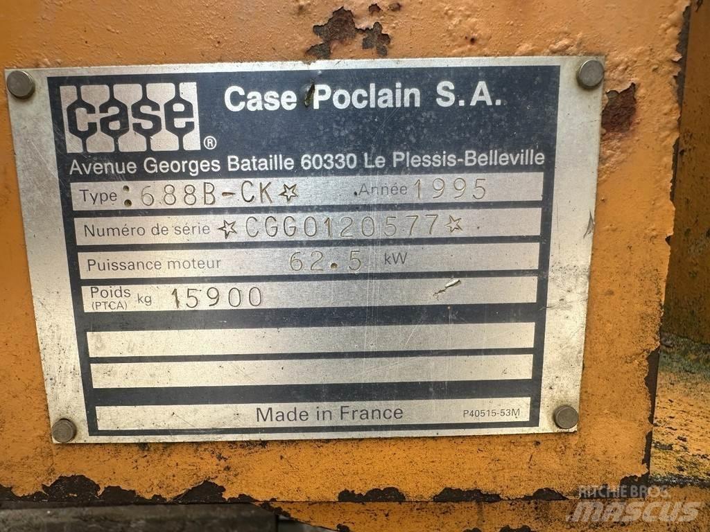 CASE 688 B 16 ton Escavatori cingolati