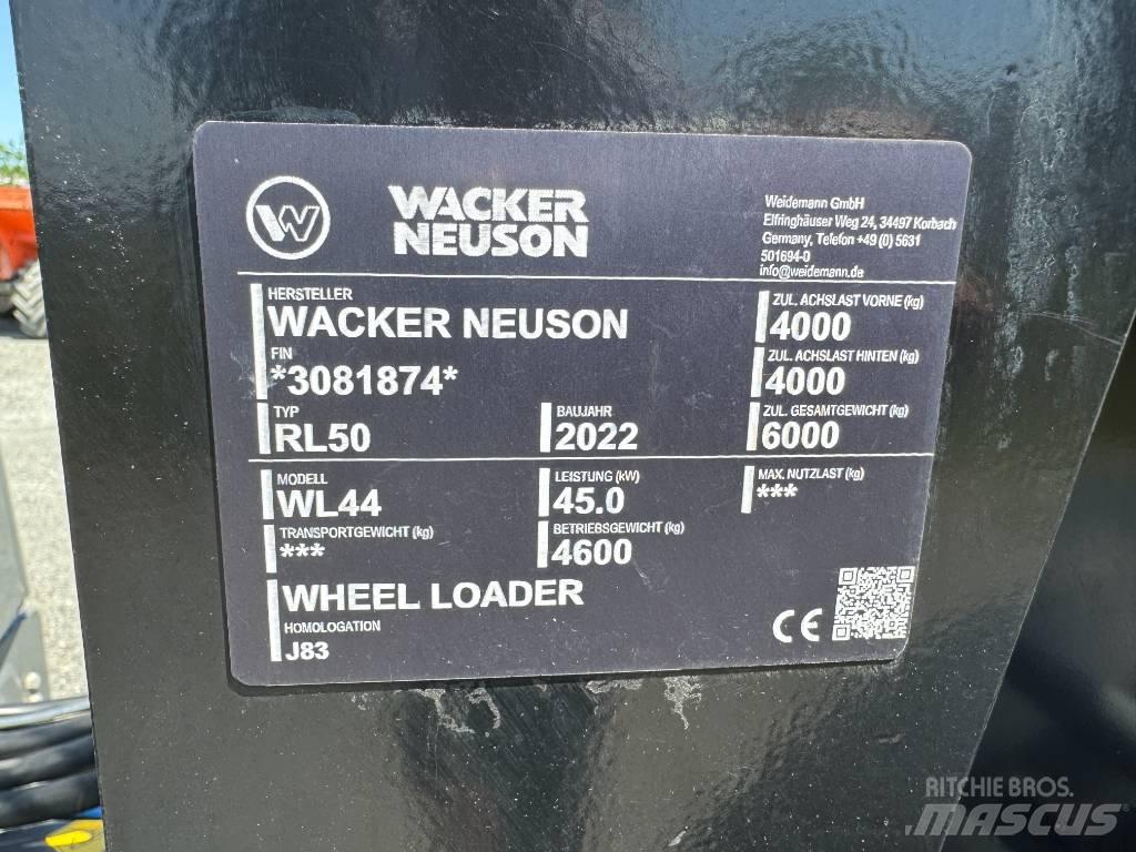 Wacker Neuson WL44 Pale gommate