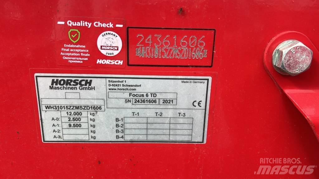 Horsch Focus 6 TD Perforatrici
