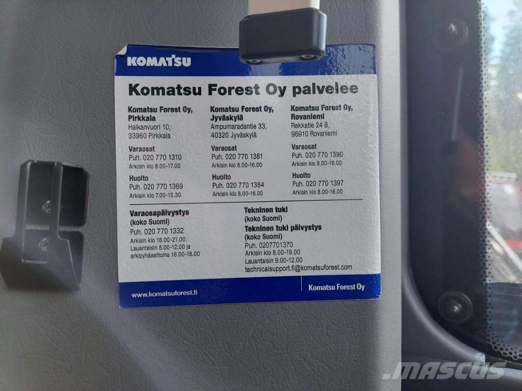 Komatsu 901 XC Abbattitrici, Disboscatrici