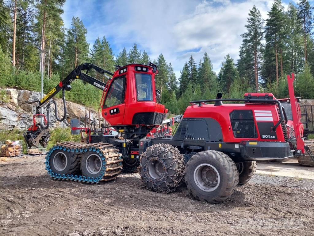 Komatsu 901 XC Abbattitrici, Disboscatrici