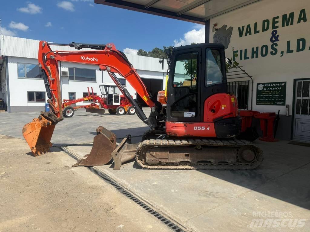 Kubota U 55-4, U55 Miniescavatori
