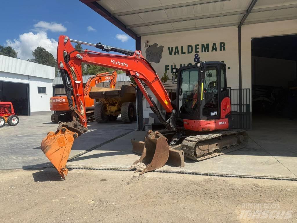 Kubota U 55-4, U55 Miniescavatori