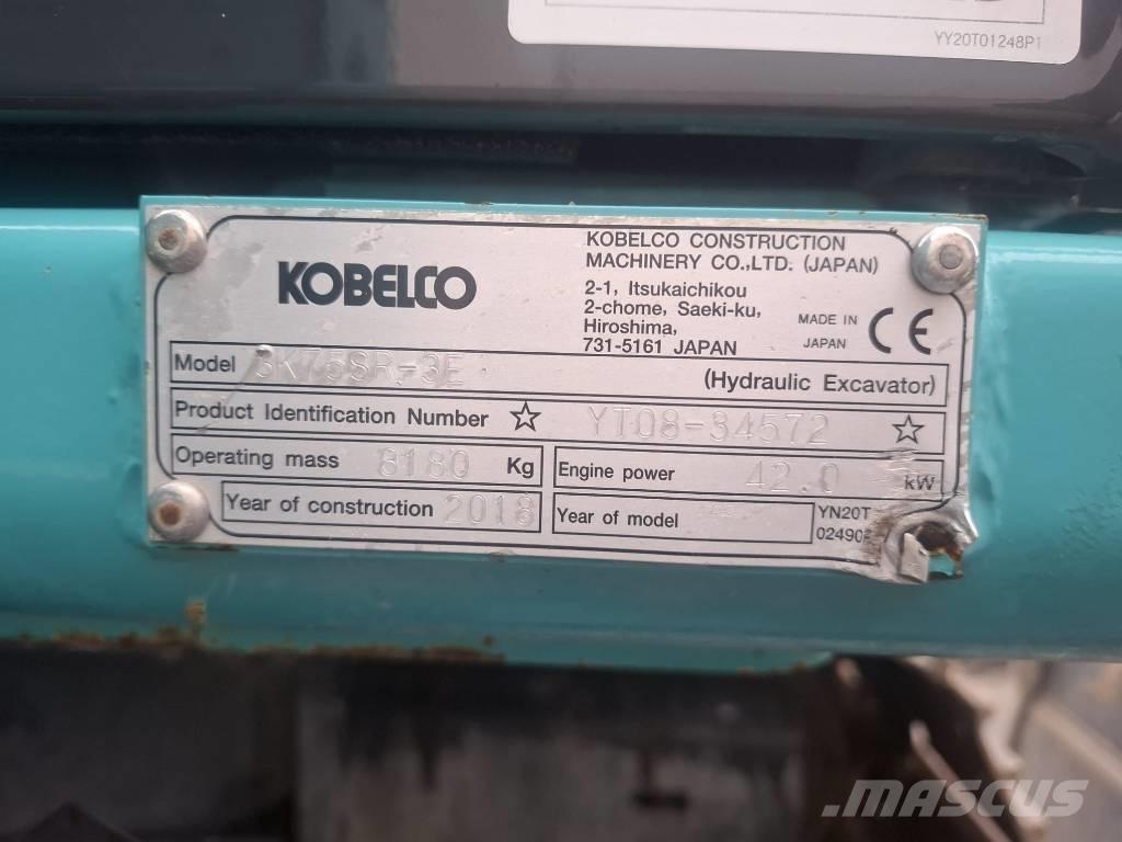 Kobelco SK 75 SR-3E Escavatori medi 7t - 12t