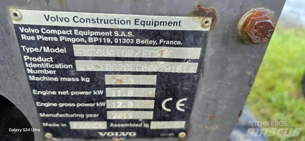 Volvo EC 20 E Miniescavatori