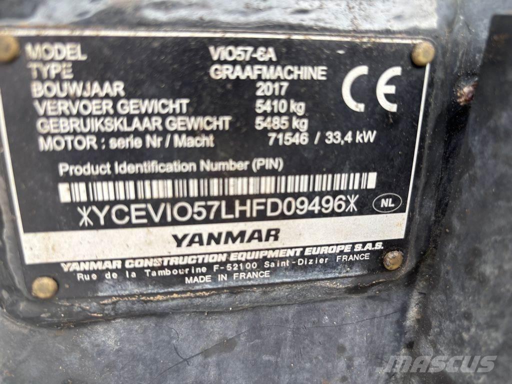 Yanmar YAN VIO57 Miniescavatori