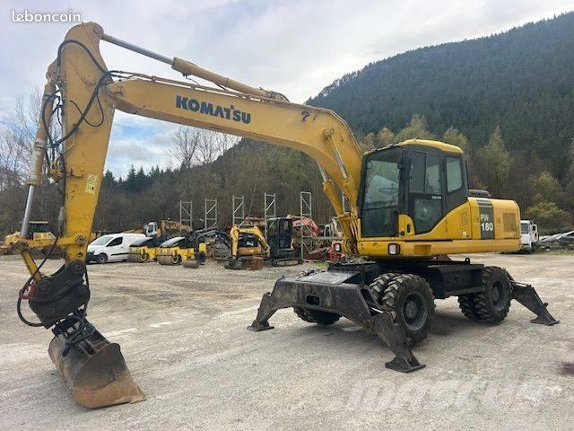 Komatsu PW 180 Escavatori gommati