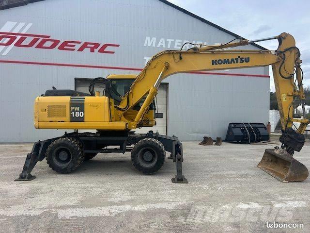 Komatsu PW 180 Escavatori gommati