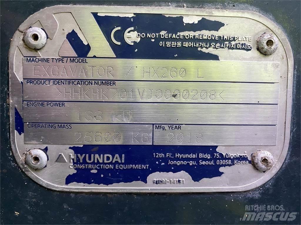 Hyundai HX260 Escavatori cingolati
