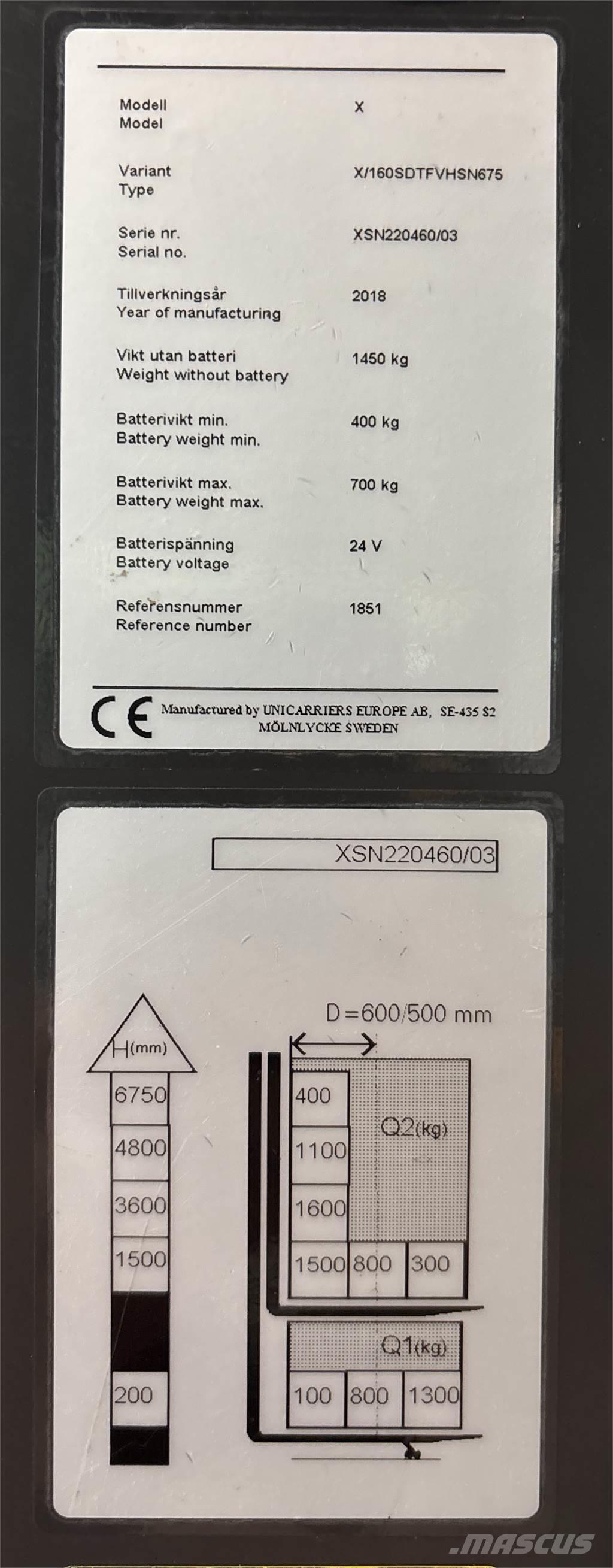Atlet X160 Transpallet uomo a terra