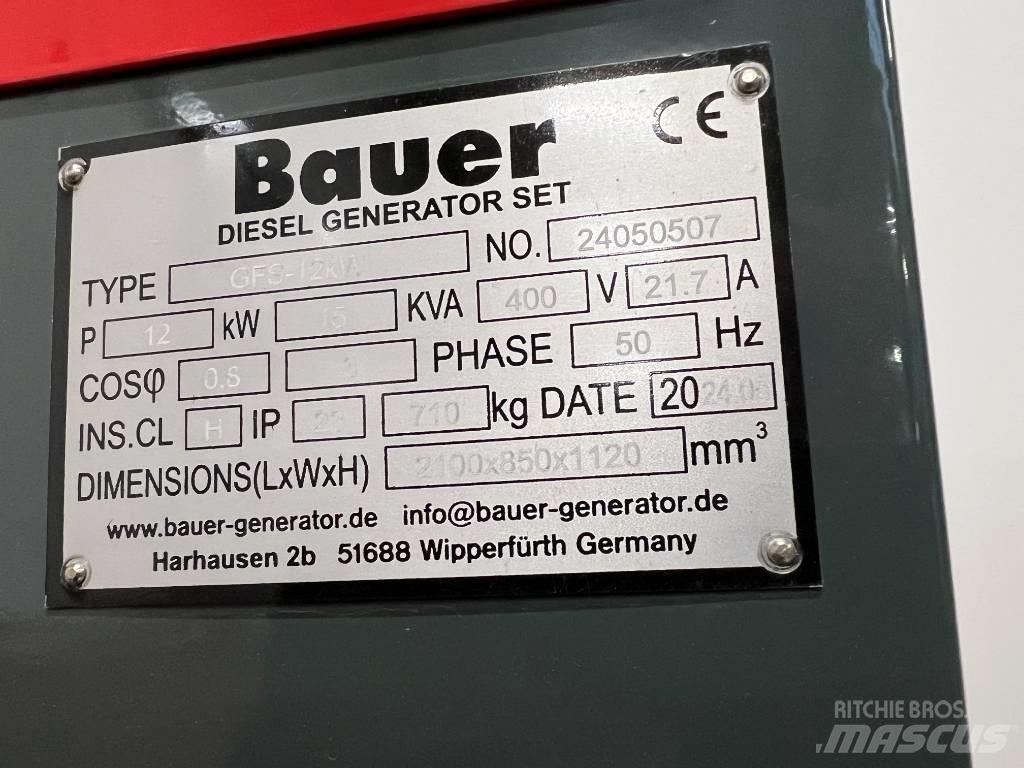 Bauer GFS-12 Generatori diesel