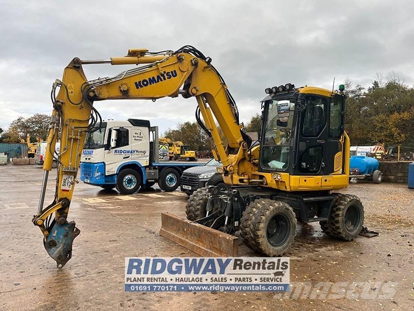 Komatsu PW 98 MR-11 Escavatori gommati
